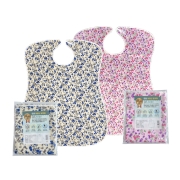 도담 어르신 방수 턱받이 앞치마 (핑크 블루 선택) 고급형 성인턱받이 병원 요양원턱받이 식사앞치마 환자턱받이