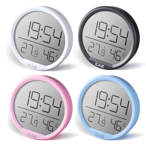 카스 디지털 온습도계 T037 실내 온도 습도 측정 시계 CAS 온도계 습도계 탁삭용 벽걸이용 초정밀센서