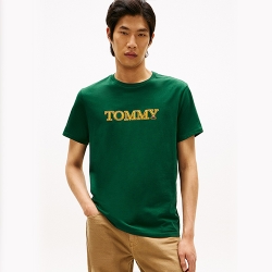 타미힐피거 맨 레귤러핏 그래픽 로고 티셔츠 XM06457-300