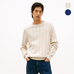 타미힐피거 맨 코튼 릴렉스 롤넥 스웨터 XM06582**