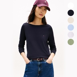 타미힐피거 우먼 보트넥 스웨터 XW07744