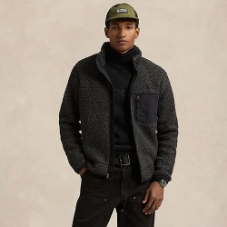 폴로 랄프로렌 맨 하이브리드 플리스 자켓 710P06702001 Black Htr