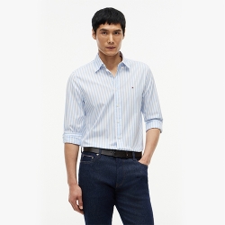 타미힐피거 맨 레귤러핏 스트라이프 올데이 셔츠 XM07390-401