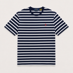 [폴로특가전] 폴로 맨 클래식핏 스트라이프 티셔츠 Navy Multi 710934662012