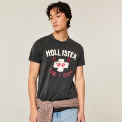 홀리스터 맨 아이코닉 패치 레스큐 티셔츠 323-609-01031-909