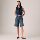 리바이스 우먼 프리미엄 배기 대드 조츠 반바지 Jorts 000MJ0008