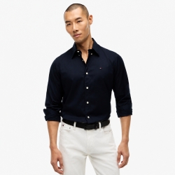 타미힐피거 맨 레귤러핏 올데이셔츠 78JB396-410 Black
