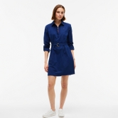타미힐피거 우먼 벨티드 옥스포드 셔츠드레스 XW09451-400 Navy