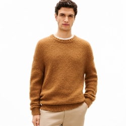 [백화점] 타미힐피거 맨 알파카울 코튼크루넥 스웨터 MW40795-200 Brown