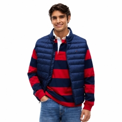 타미힐피거 맨 라이트웨이트 팩커블 푸퍼 베스트 XM05671-403 Carbon Navy