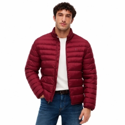 타미힐피거 맨 라이트웨이트 팩커블 푸퍼 자켓 XM05670-500 Burgundy