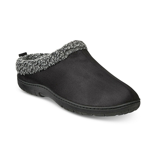 32 Degrees Men's Heat by Weatherproof Clog Slippers 71WT670050 Black