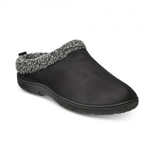 32 Degrees Men's Heat by Weatherproof Clog Slippers 71WT670050 Black