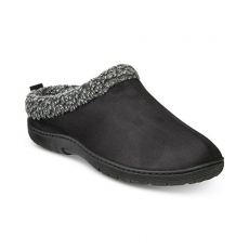 32 Degrees Men's Heat by Weatherproof Clog Slippers 71WT670050 Black