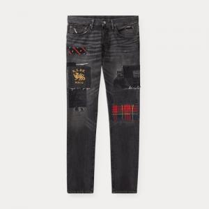 [특가전] 폴로 랄프로렌 맨 Sullivan Slim 40인의 도적 패치진 710883058001 Black