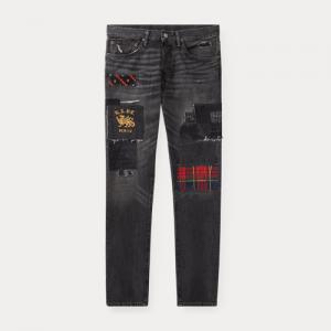 [특가전] 폴로 랄프로렌 맨 Sullivan Slim 40인의 도적 패치진 710883058001 Black