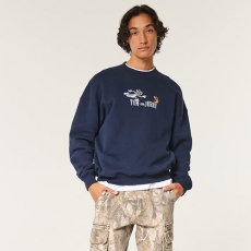 Hollister Tom and Jerry Graphic Crew Sweatshirt 322-488-00208-200