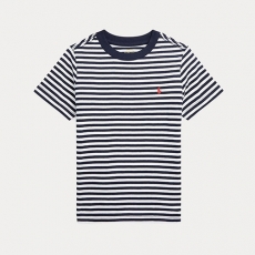 폴로 랄프로렌 우먼 스트라이프 티셔츠 211698030021/211B14924002 White/Navy
