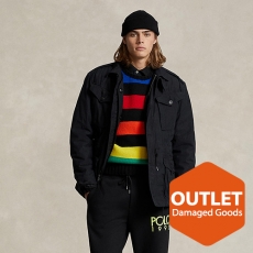 [Outlet XXL]폴로 랄프로렌 맨 필드 재킷 & 리버시블 캐모 라이너 710951211001 Black