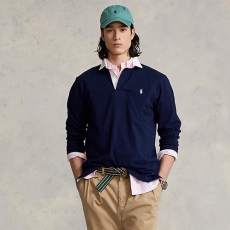 폴로 랄프로렌 맨 클래식핏 코튼 아이코닉 럭비티 710953503001 Navy