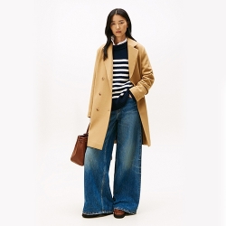 [XS] 타미힐피거 우먼 울 블랜드 더블 블레스트 코트 XW06096-970_k