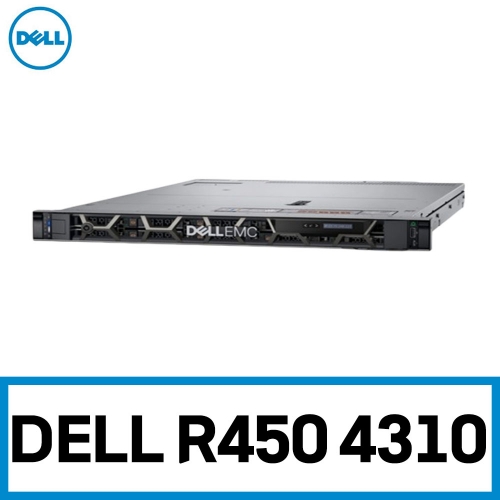 [오전 구매 시 당일 배송] 델 서버 PowerEdge R450 4310 [구성선택: RAM / SSD / HDD] 4LFF/H755/800Wx2/3Y