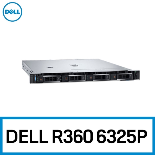 [오전 구매 시 당일 배송] 델 서버 PowerEdge R360 6325P [구성선택: RAM / SSD / HDD] 4LFF/H755/600Wx2/3Y