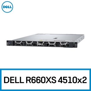 [오전 구매 시 당일 배송] 델 서버 PowerEdge R660XS 4510x2 4LFF [구성선택: 128GB / HDD / SSD] H755/1400Wx2/3Y