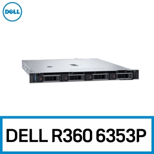 [오전 구매 시 당일 배송] 델 서버 PowerEdge R360 6353P [구성선택: RAM / SSD / HDD] 4LFF/H355/600Wx2/3Y