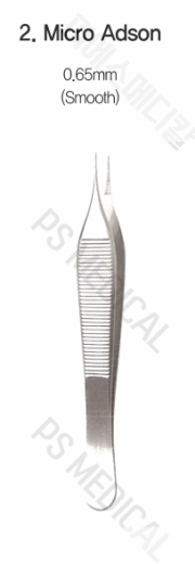 Micro Adson Forcep Smooth (에디슨포셉 무구) 0.6mm