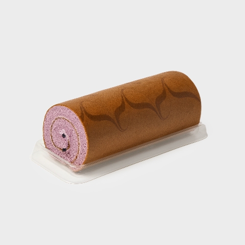 블루베리 우유 롤케익