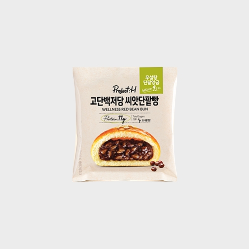 Project H 고단백 저당 씨앗단팥빵