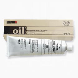 신한화구 유화물감 100ml 징크화이트/티타늄화이트