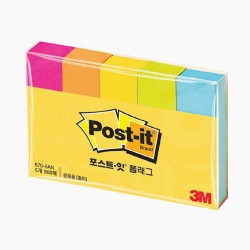 3M 포스트잇 670-5AN/50mm x 15mm 500매
