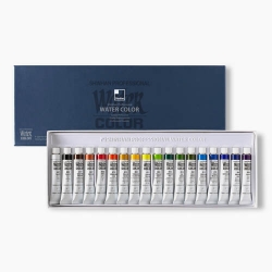 신한화구 전문가용 수채화물감 18색7.5ml