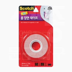 3M 강력 투명 폼 양면테이프 24mm x 1.5m #3215C