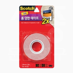 3M 강력 폼 양면테이프 12mm x 2m #3120