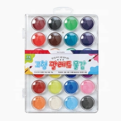 모닝글로리 고형 팔레트물감 24색/고체물감