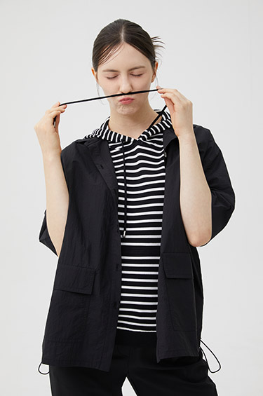 포켓 반팔 셔츠