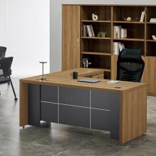 체크 팀장용 중역책상 W1600 W1800 홈오피스 안락한 책상 고급사무용