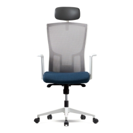 에어탭 요추 메쉬 사무용 의자(대) 화이트