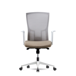 에어탭 요추 메쉬 사무용 의자(중) 화이트
