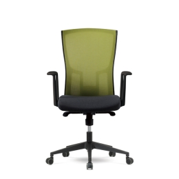 에어탭 요추 메쉬 사무용 의자(중) 블랙