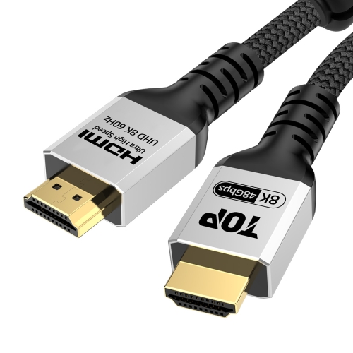 HDTOP HDMI V2.1 QR 인증 Ultra High Speed 8K 60Hz 케이블 2M HT-3C042