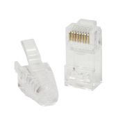 마하링크 CAT.6 UTP 관통형 EZ RJ45 커넥터 락부트포함 ML-EZC6RJ