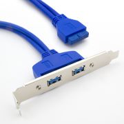HDTOP USB 3.0 2포트 케이블 일반 전용 브라켓 50CM HT-I22