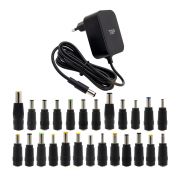 HDTOP DC 24V 1A 어댑터 블랙 1.5M 25종 젠더 HT-AD179