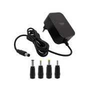 HDTOP DC 12V 3A 어댑터 블랙 1.5M 4종 젠더 HT-AD191