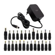 HDTOP DC 12V 3A 어댑터 블랙 1.5M 25종 젠더 HT-AD195