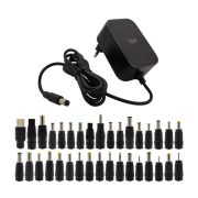 HDTOP DC 12V 3A 어댑터 블랙 1.5M 34종 젠더 HT-AD197